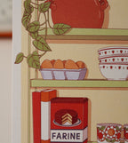 Print A6 cuisine vintage