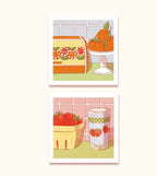 Mini prints carrés – Cuisine vintage