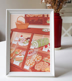 Affiche A4 "Boulangerie japonaise"