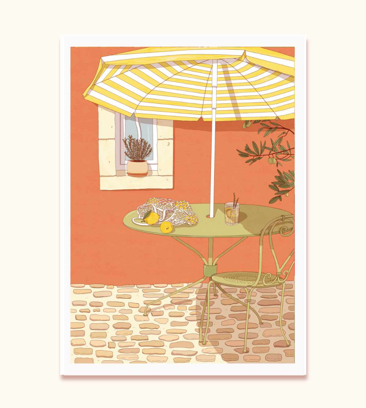 Affiche "Retour du marché"