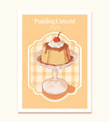 Affiche A5 "Pudding Custard"