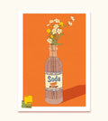 Affiche A5 Soda orange