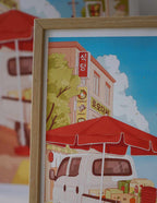 Affiche "Le marchand de fruits de Séoul"
