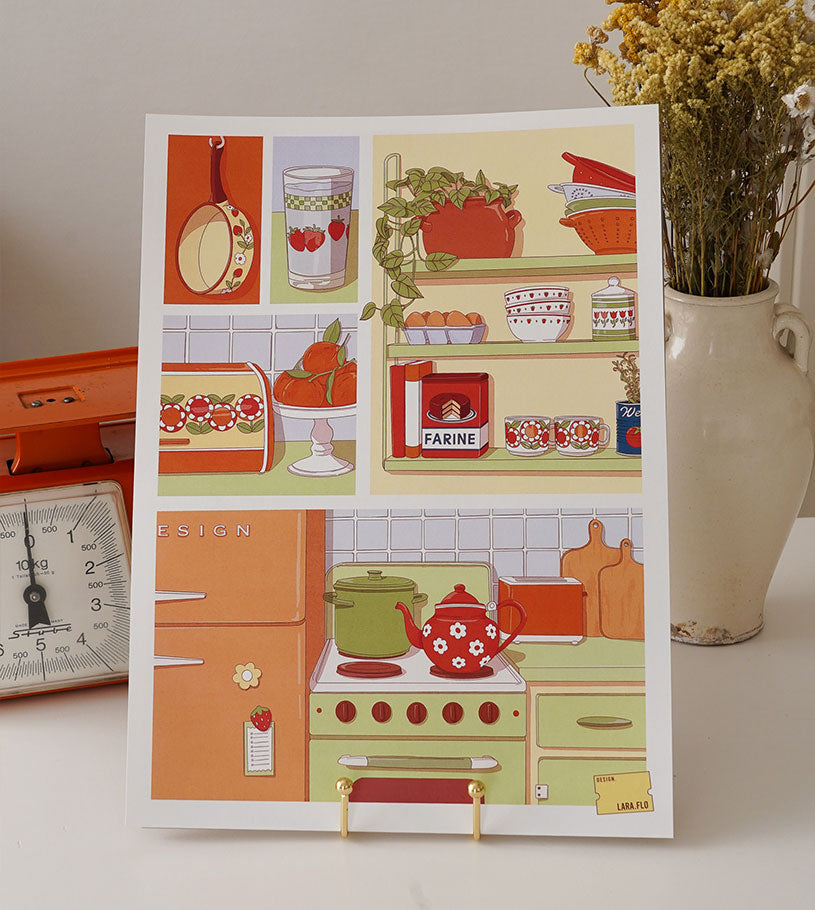 Affiche cuisine vintage