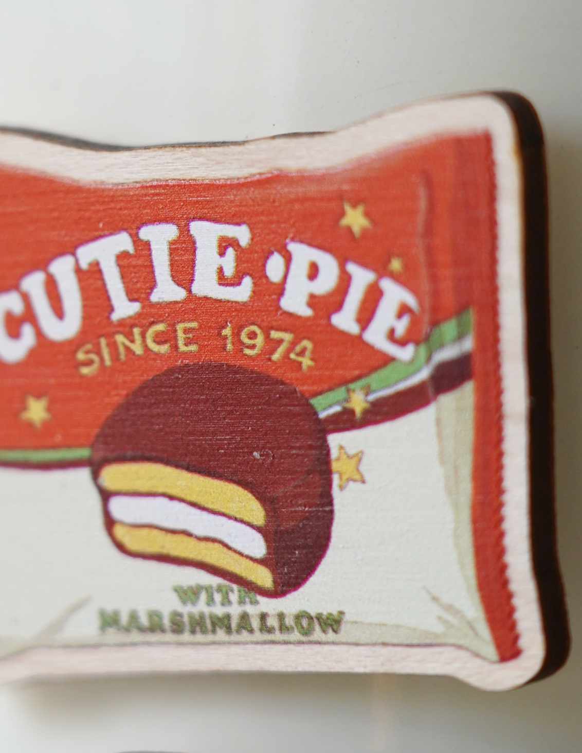 Magnet en bois - Cutie Pie