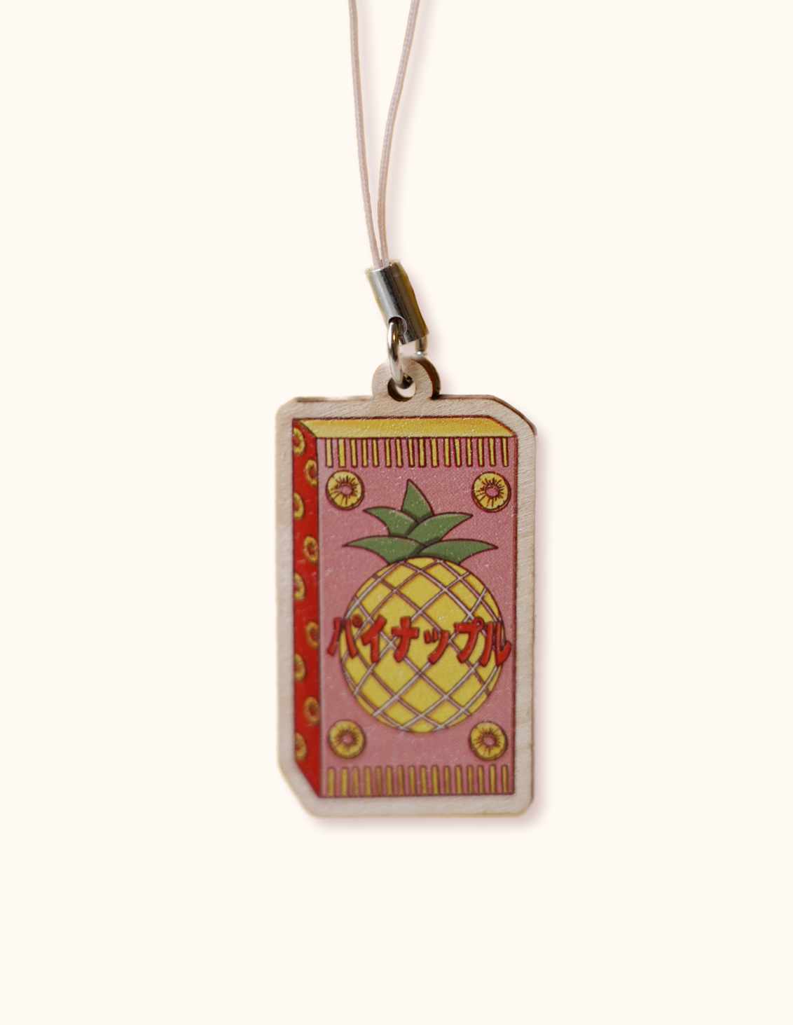 Grigri de téléphone - Ananas