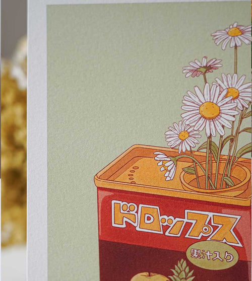 Affiche A5 boîte de bonbons