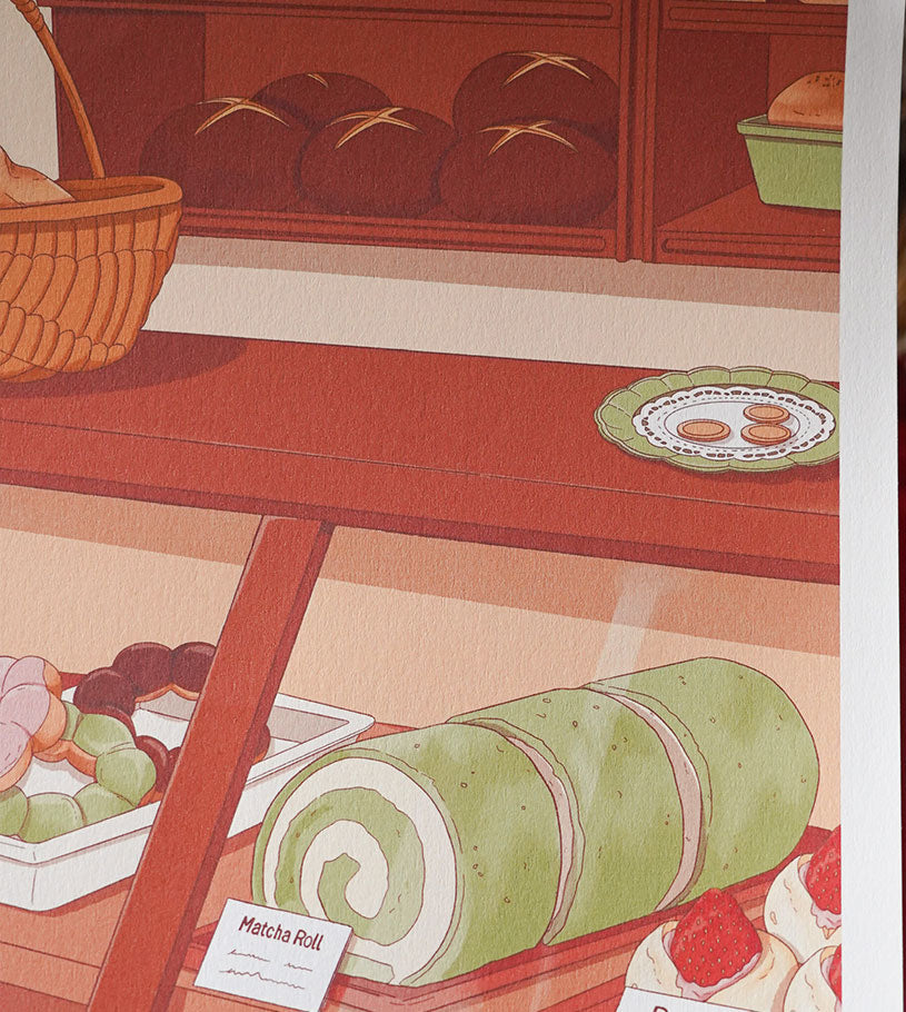 Affiche A4 "Boulangerie japonaise"