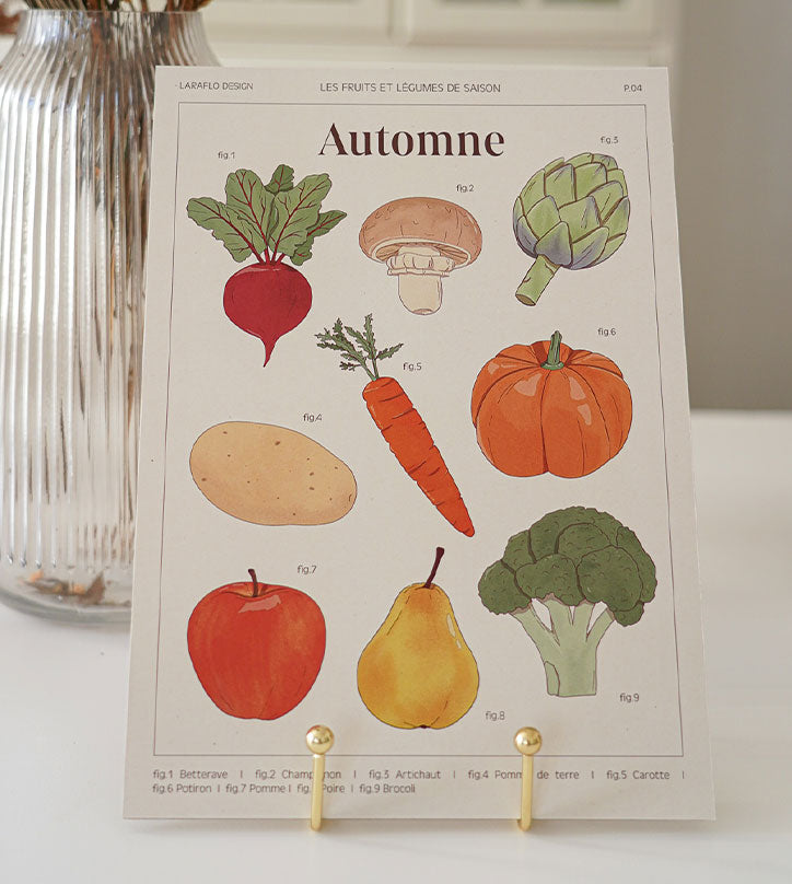 calendrier fruits et légumes automne