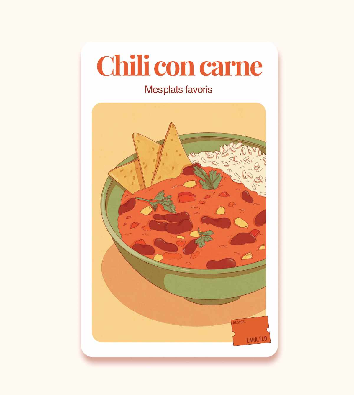 Fiche Recette Chili con carne