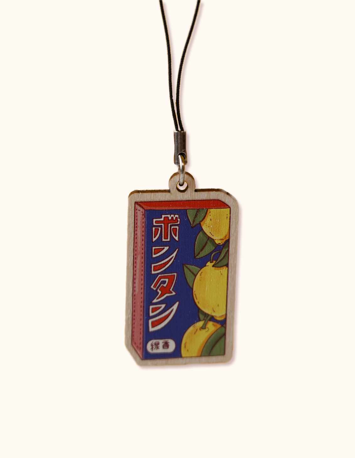 Grigri de téléphone - Bonbon citron