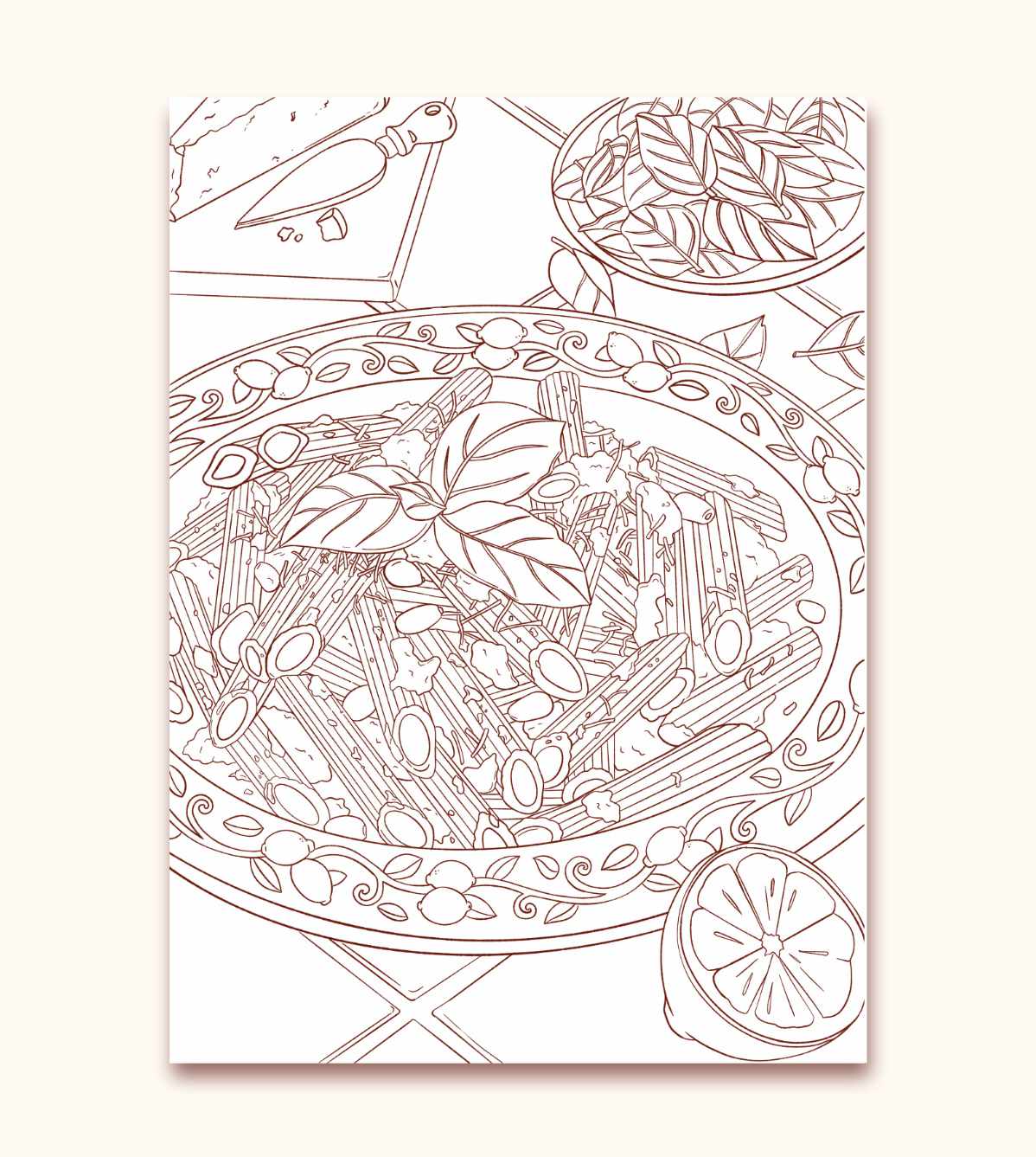 Mini Coloriage - pesto maison