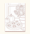 Mini Coloriage - Pumpkin pie
