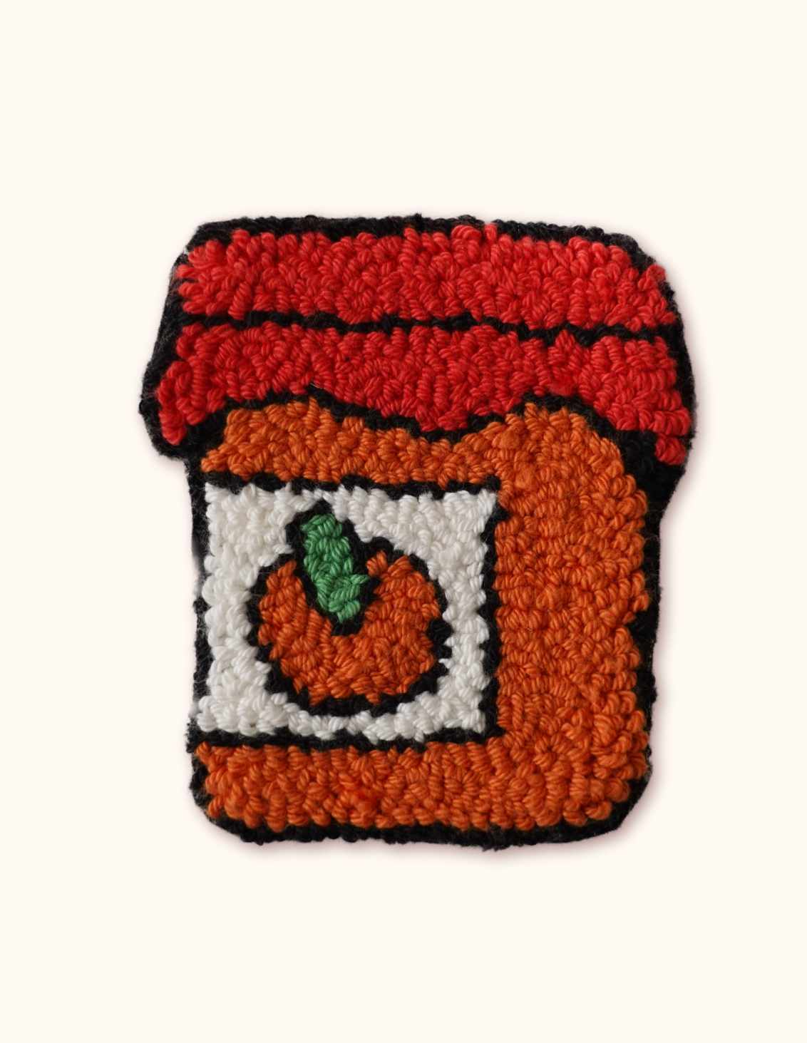 sous-verre Punch Needle confiture