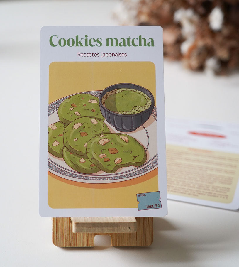 fiche recette coockies matcha maison