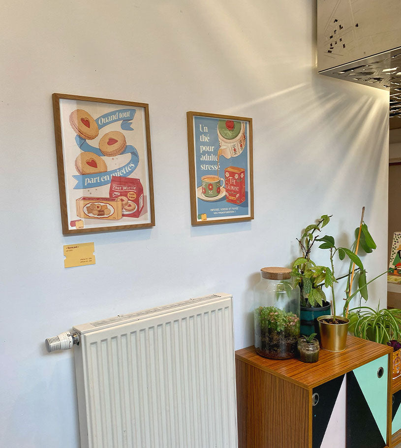 Affiches Pub "quand tout part en miettes"