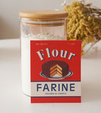 étiquette farine