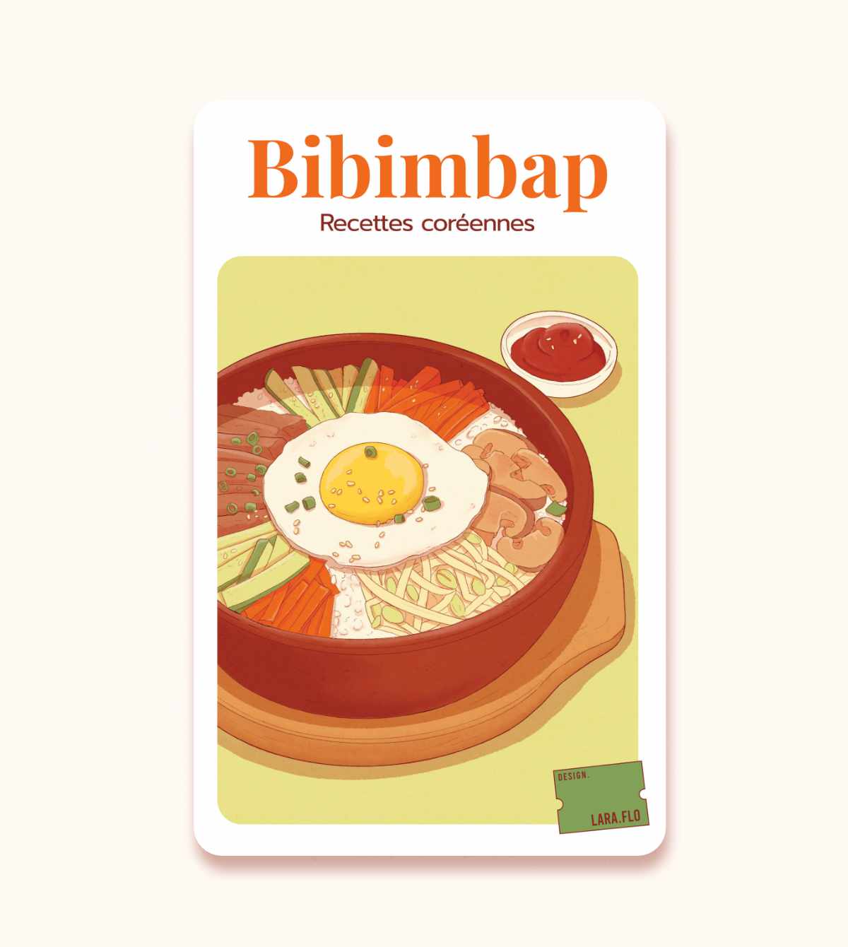 Fiche Recette Bibimbap