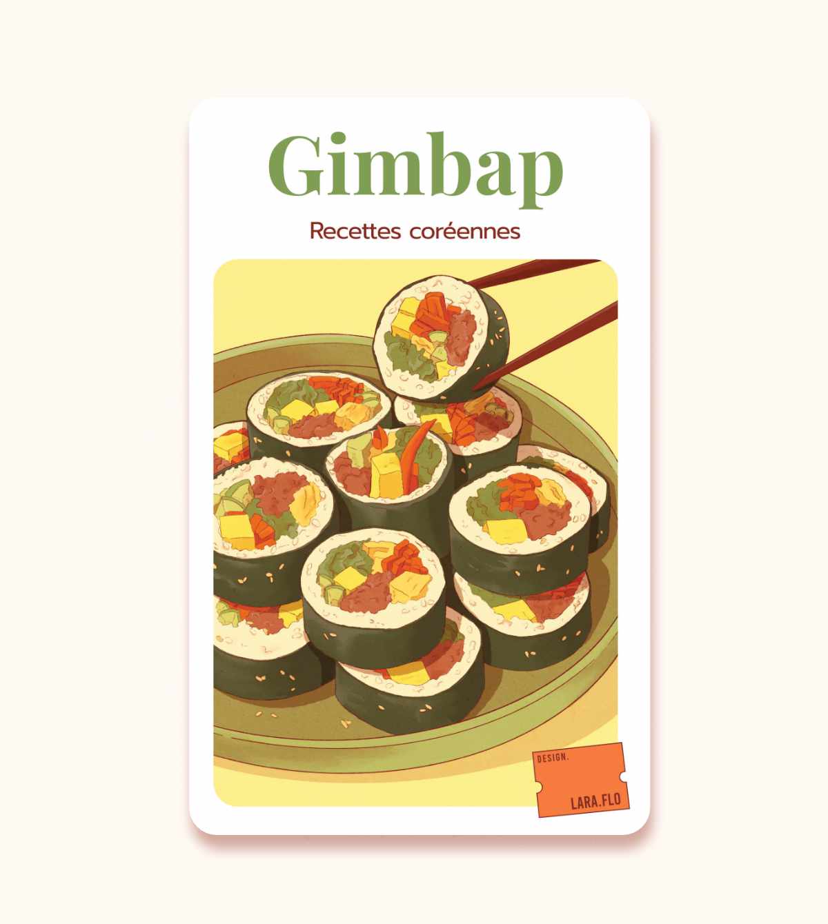 Fiche Recette Gimbap