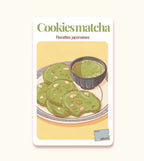 Fiches Recette cookies matcha