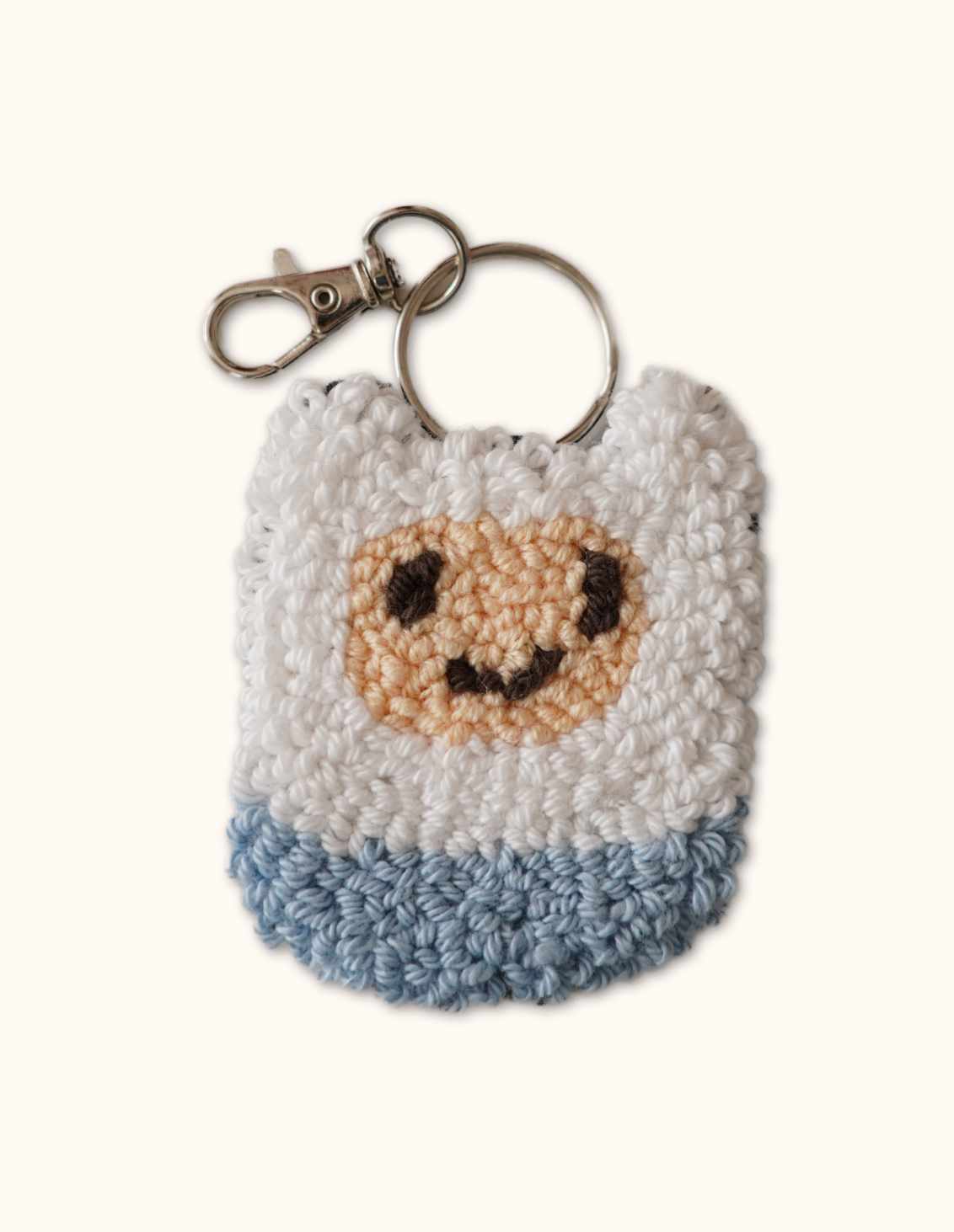 Porte-clés punch needle Finn