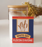 étiquette flocon d'avoine