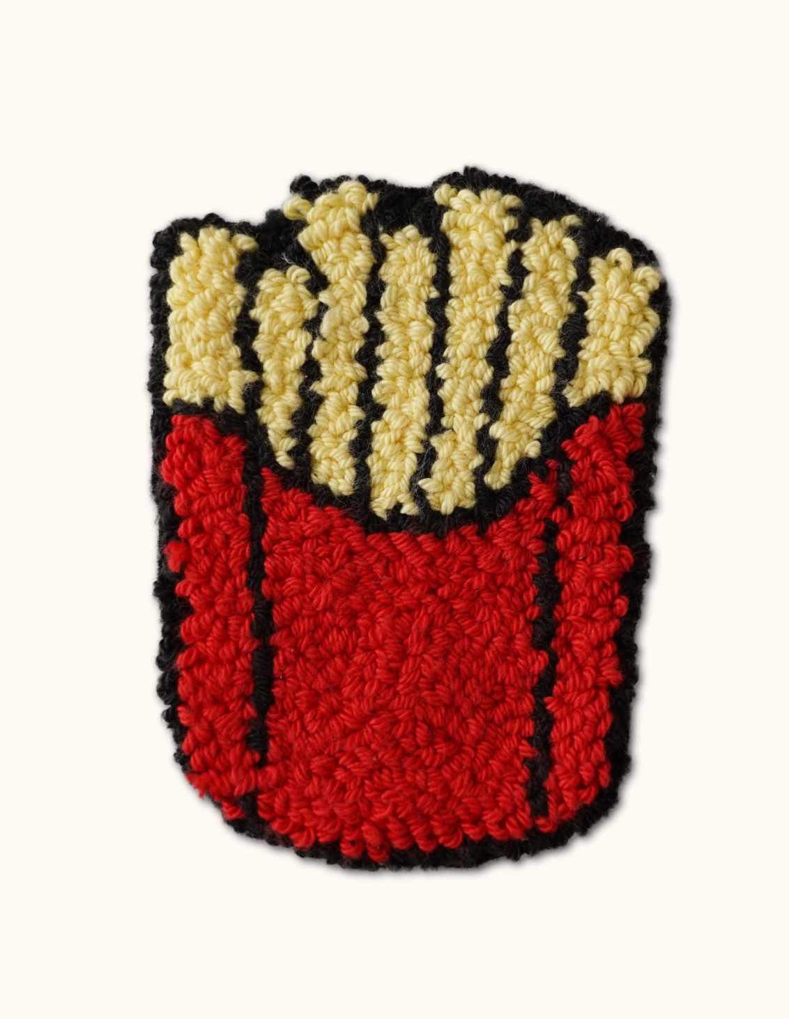 sous-verre Punch Needle frite