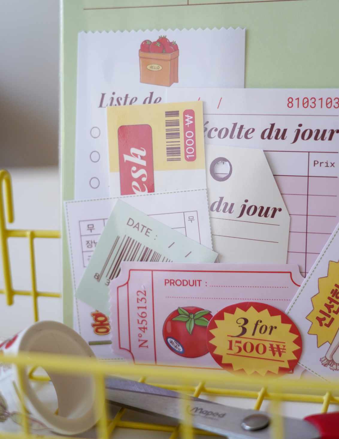 Kit journaling - Edition fruits et légumes