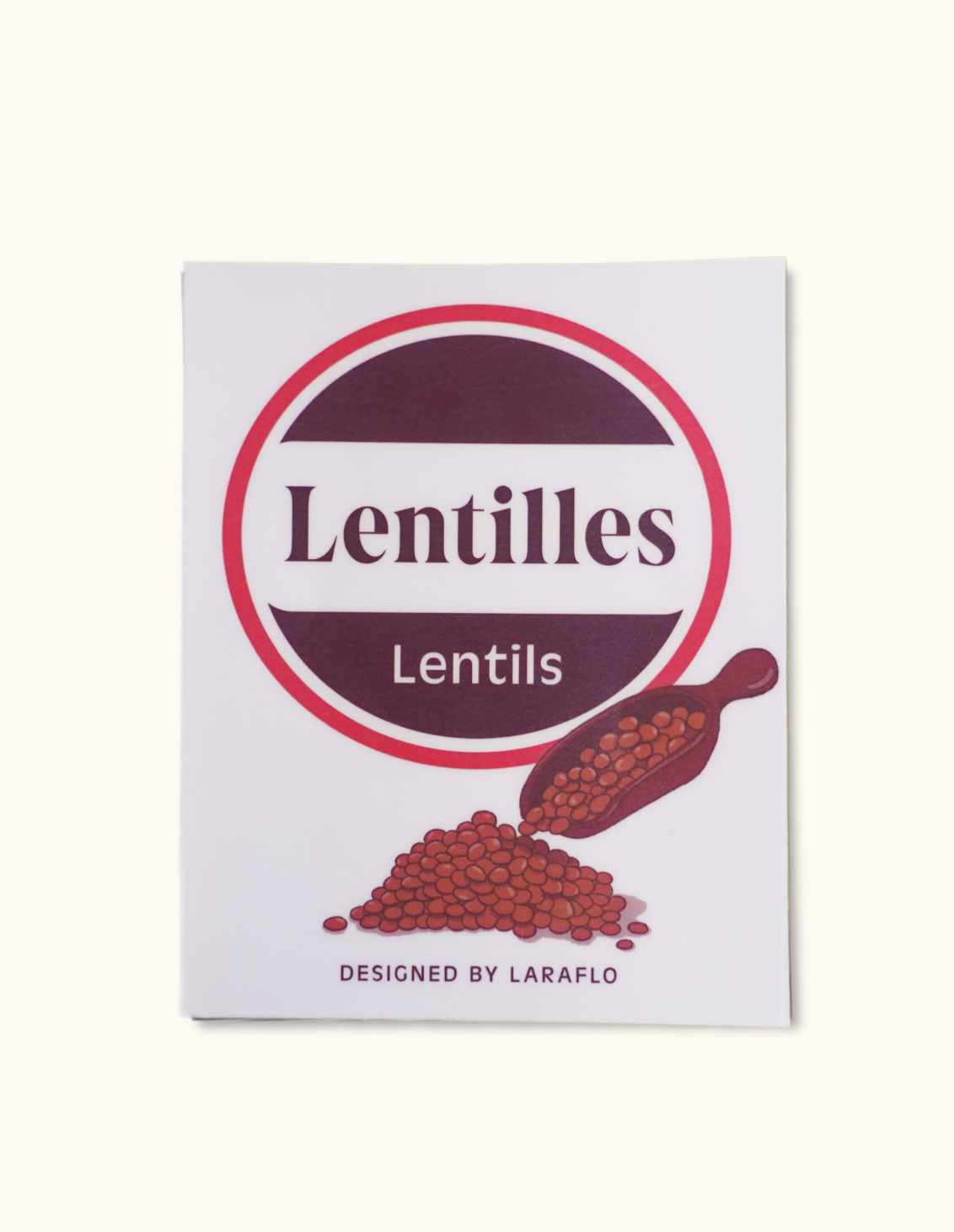 Étiquettes Bocaux – lentille