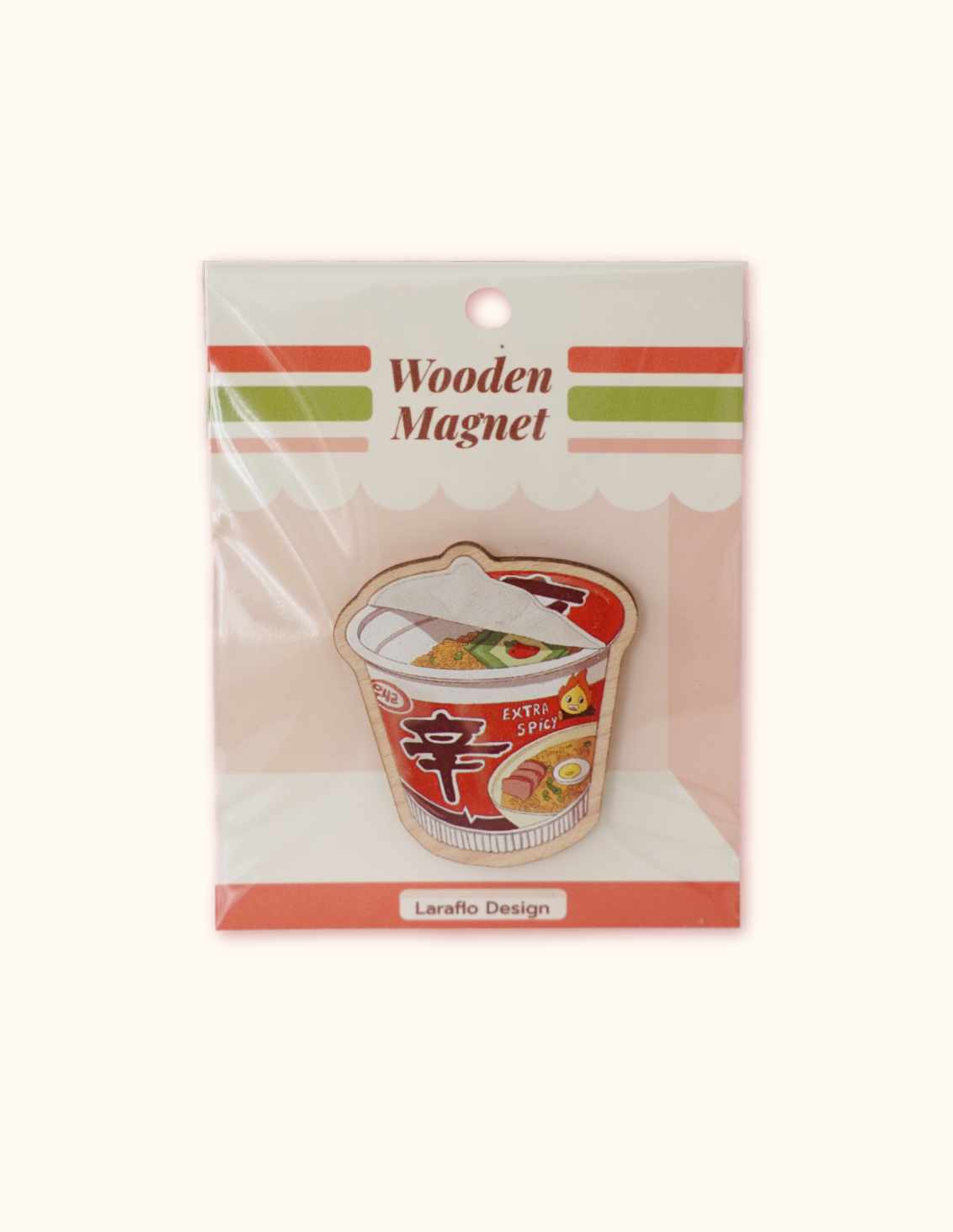 Magnet en bois - Ramen