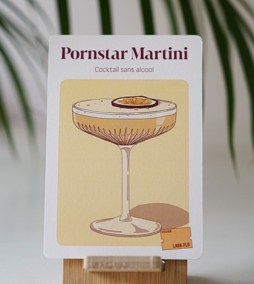 Fiche Recette Mocktails - Pornstar Martini