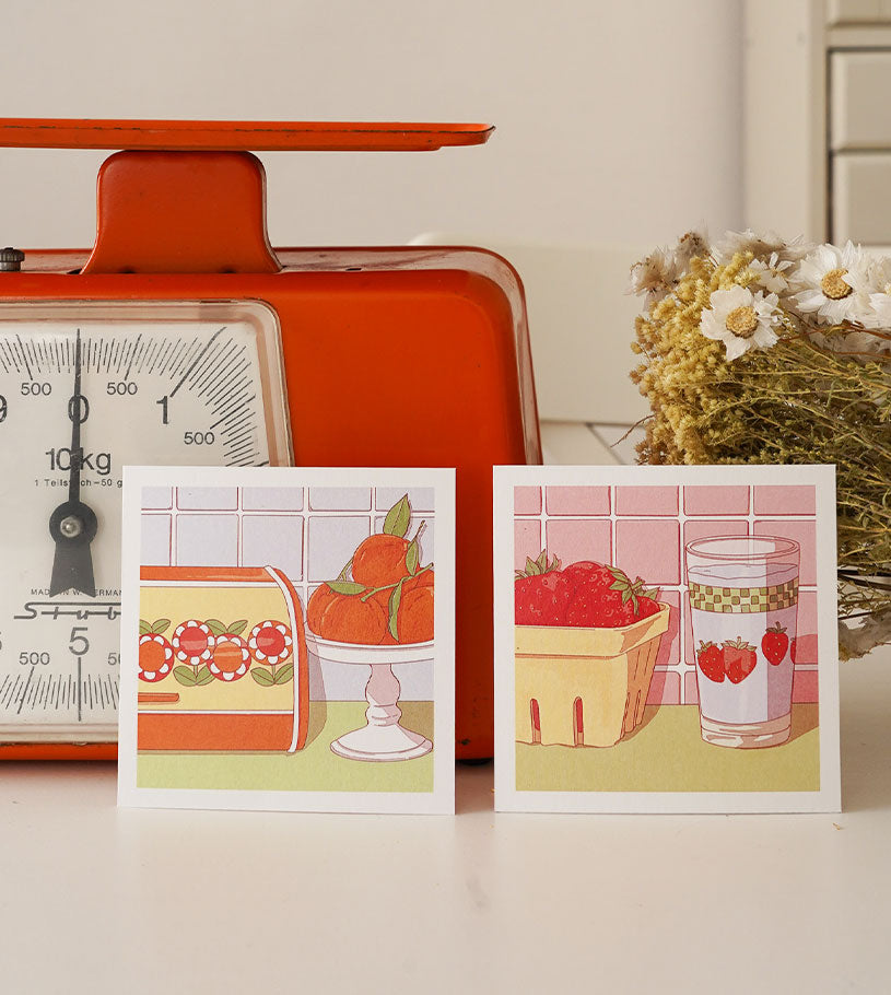 mini print vintage cuisine