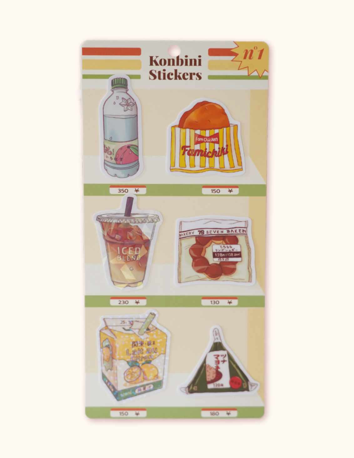 Pack stickers - Konbini Japonais