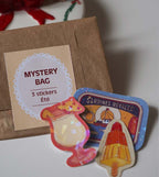 mystery bag stickers