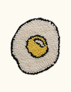 sous-verre Punch Needle oeuf