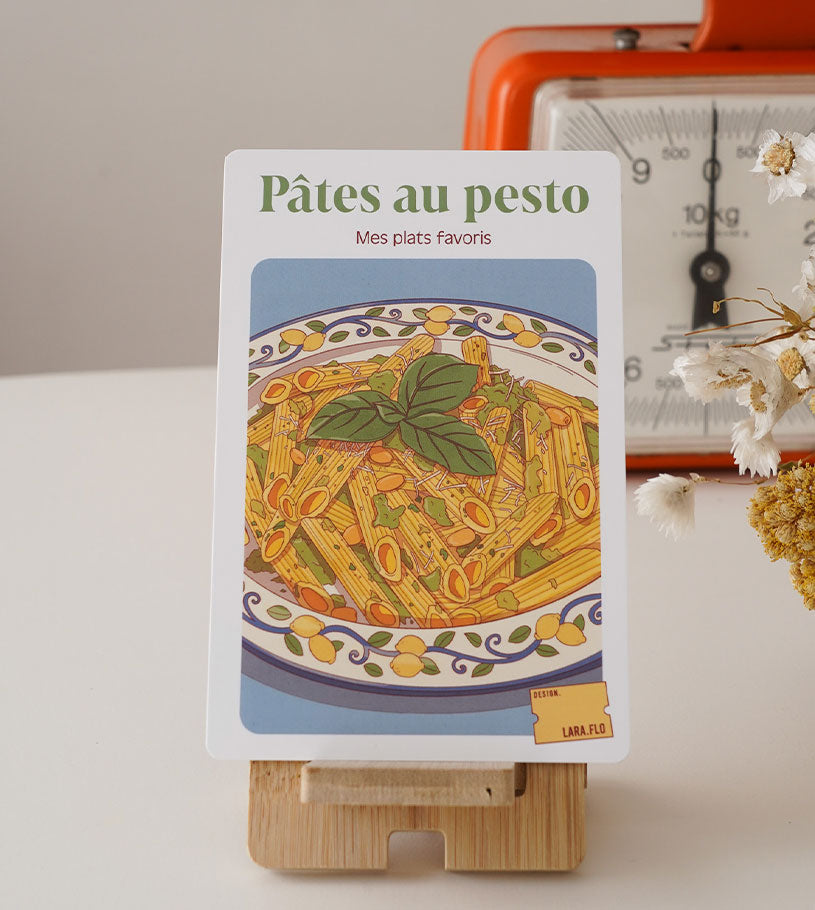 Fiche Recette Pâtes au pesto