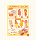 Affiche "Pause glacée"