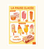 Affiche "Pause glacée"