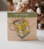 Porte-clés lait citron