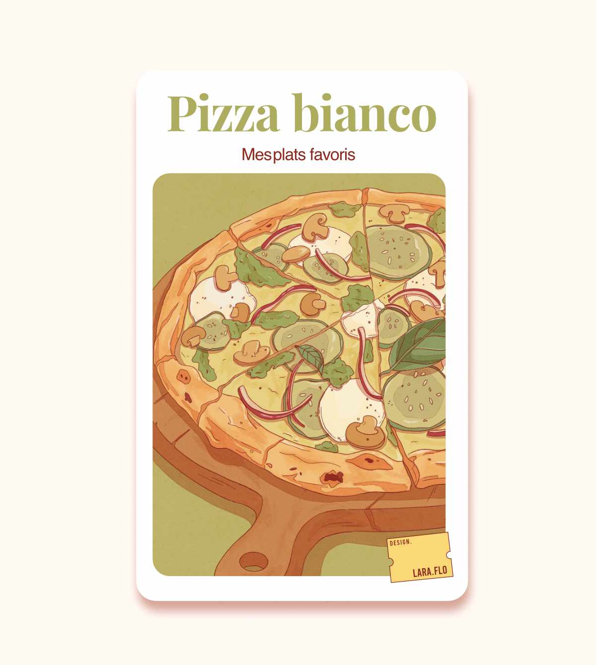 Fiche Recette Pizza bianco