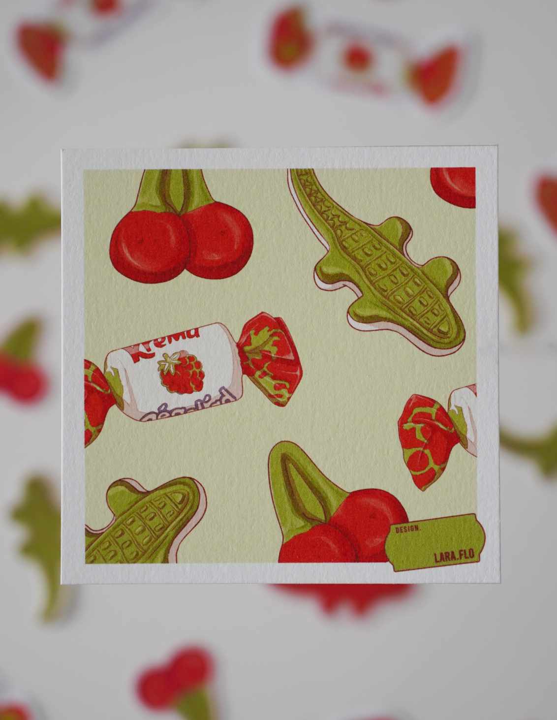Mini prints carrés – Bonbons