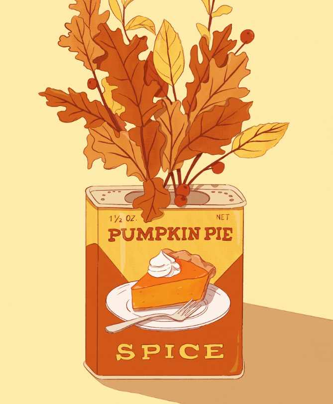 pumpkin spice packaging