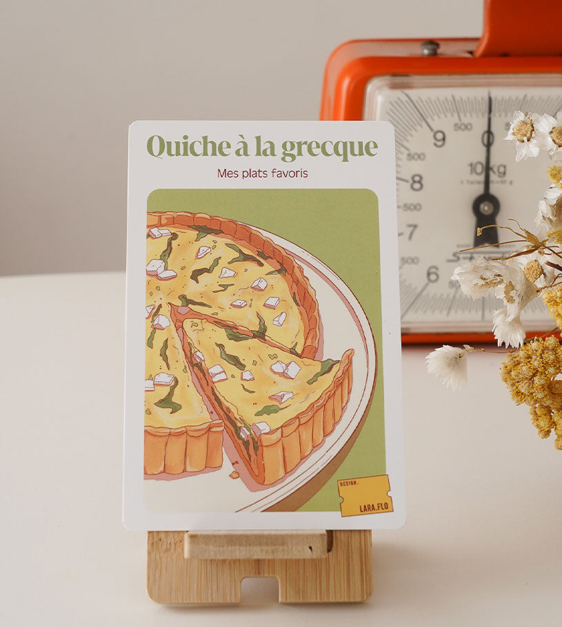 fiches recettes quiche