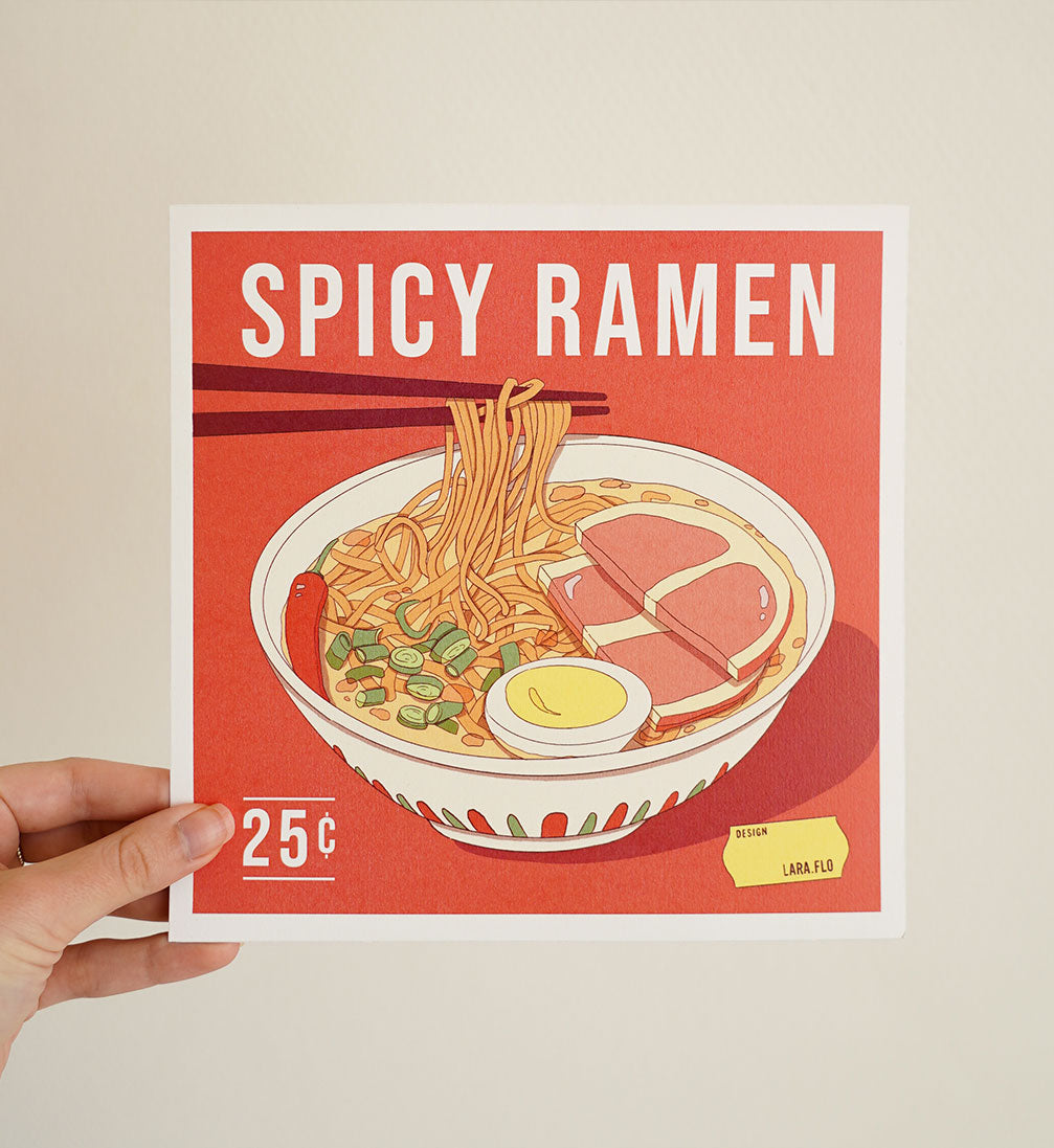 illustration ramen