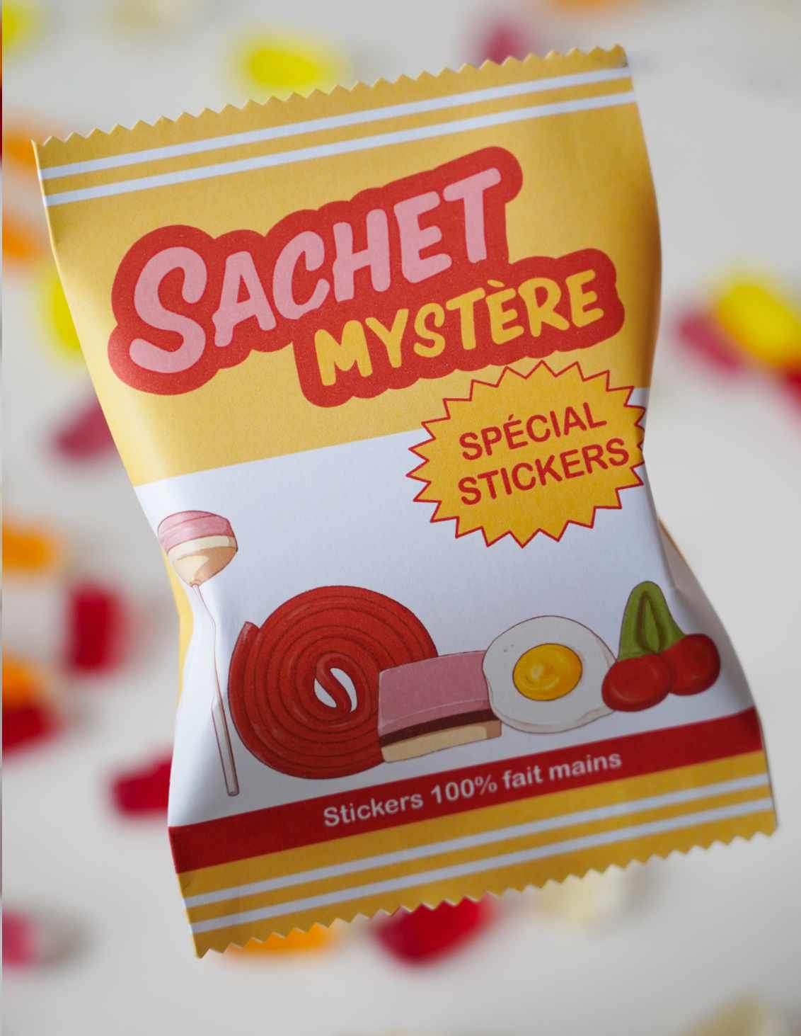Sachet Mystère stickers bonbon