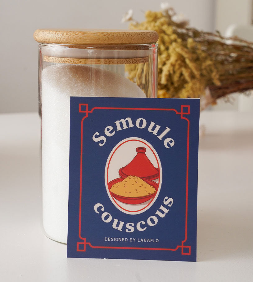 Étiquettes Bocaux – Semoule