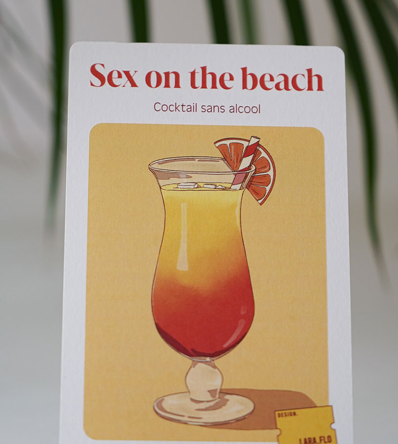 Fiche Recette Mocktails - Sex on the beach