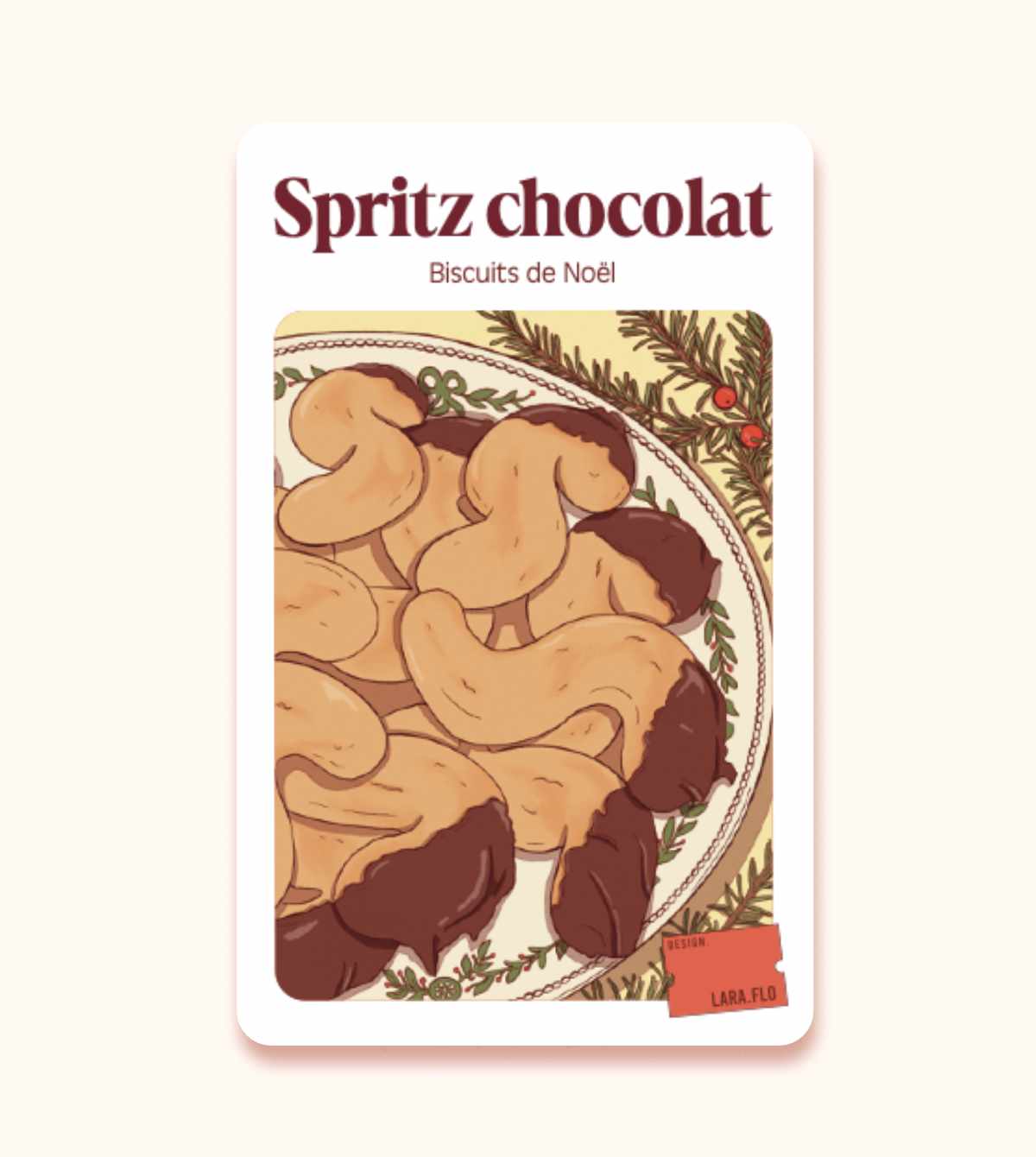 Fiche Recette Biscuits - Spritz chocolat