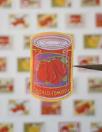 Sticker tomates en boîte (holographique)