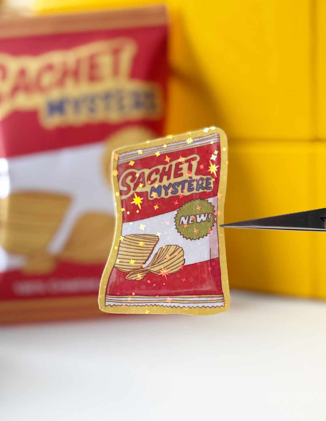 Sticker chips mystère - shiny